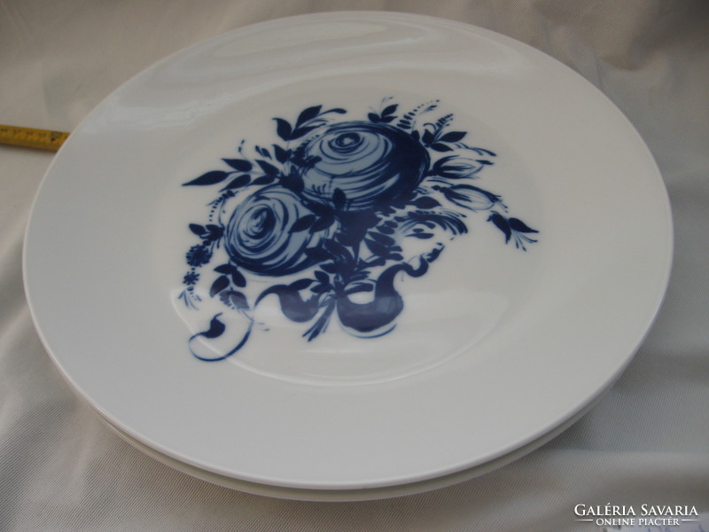 2 pcs rosenthal studio-linie blue rose big bowl björn wiinblad romance rhabsody blue