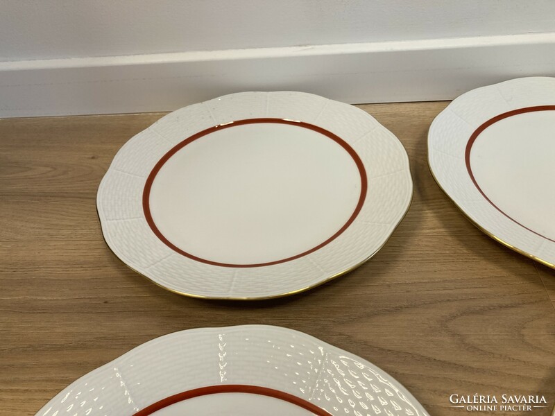 Herend porcelain 6 flat plates