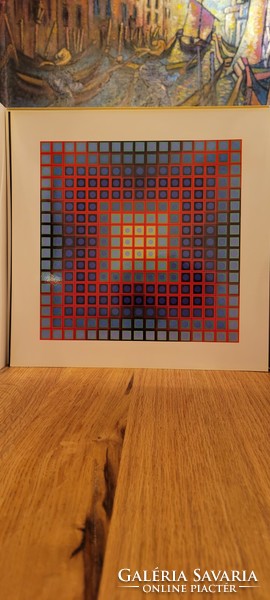 Victor Vasarely, Eredeti Kiadas 1971, 10db, Folklore Planétaire