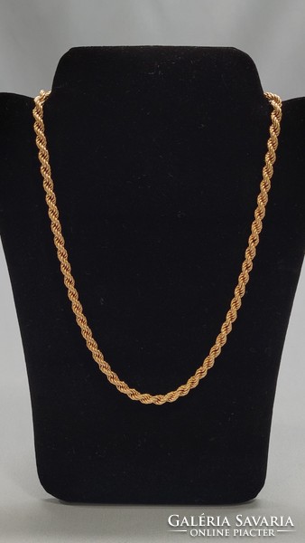 14 K gold twisted necklace 21.35 g