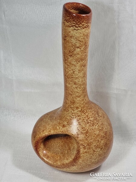 Rare Roberto Rigon Italian glazed ceramic vase, circa 1970