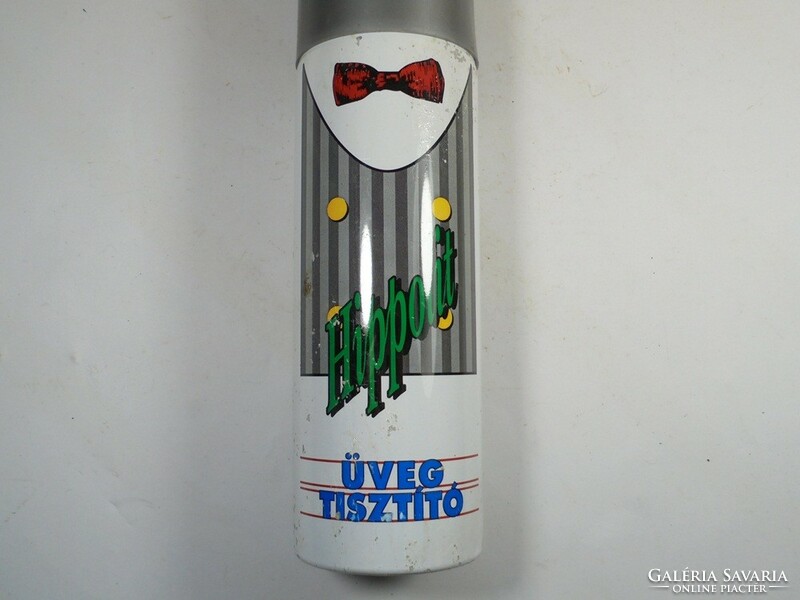 Retro hippolite glass cleaning aerosol spray bottle - medical chemistry - from the 1980s