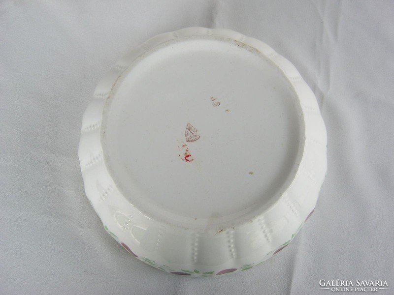 Granite ceramic bowl with strawberry strawberry pattern 23 cm