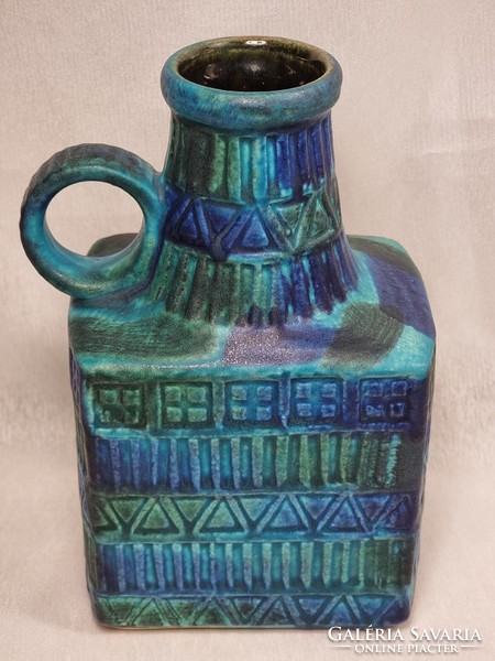 Bay keramik - 7117 west germany ceramic vase, 1960s-70s / retro style.