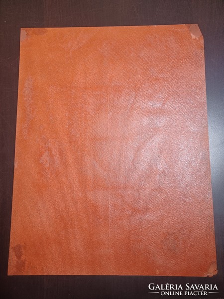 Hazafelé - pasztell tájkép, vörös papíron, 34x43 cm