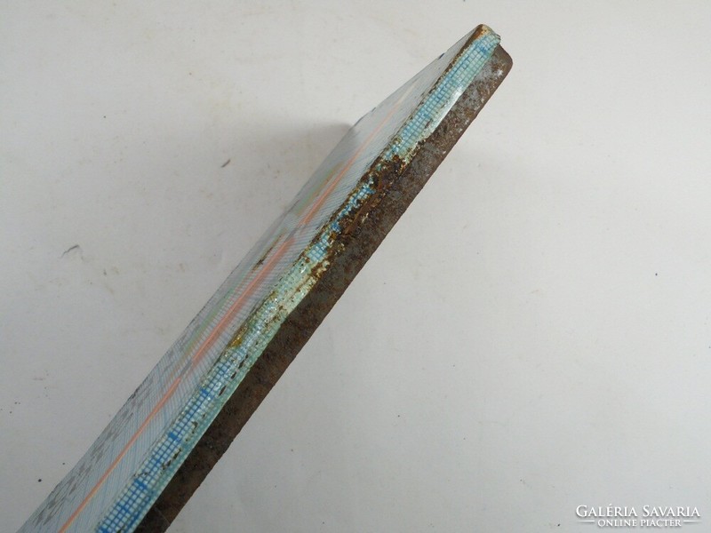 Retro régi Fémdoboz pléh fém ceruza doboz - Csehszlovák ceruza Czechoslovakia kb. 1960-as évek