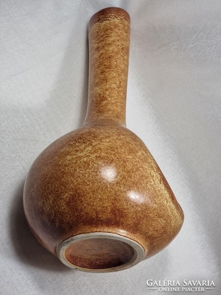 Rare Roberto Rigon Italian glazed ceramic vase, circa 1970