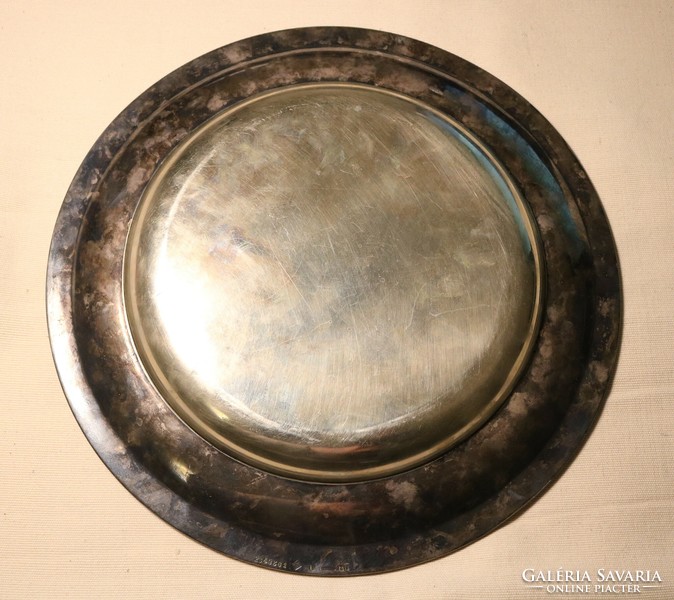 Antique large christofle silver plated bowl