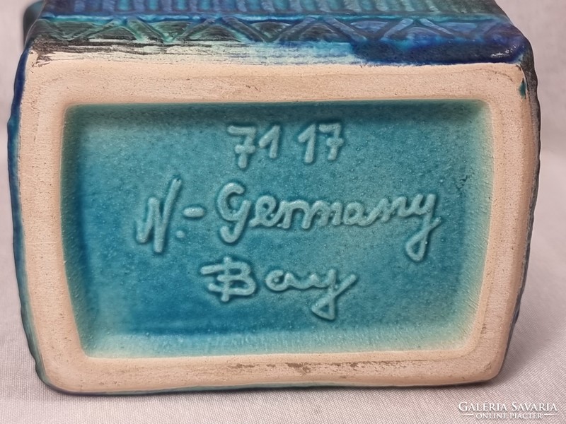 Bay keramik - 7117 west germany ceramic vase, 1960s-70s / retro style.
