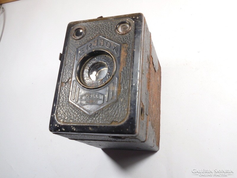 Antique vintage old zeiss icon erabox camera with case-1930s