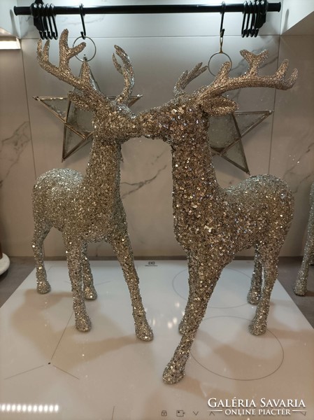 Christmas glitter deer