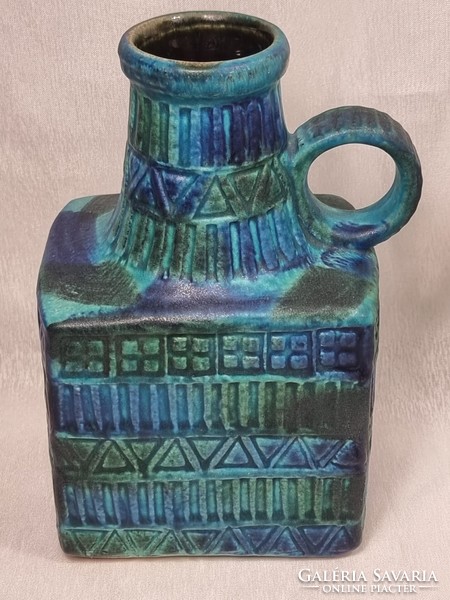BAY Keramik - 7117 West Germany kerámia váza, 1960-70-es évek / retro stílus.