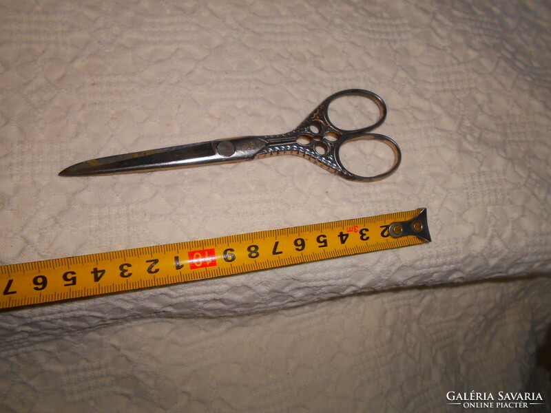 Antique nun's scissors-characteristic cross pattern in the middle