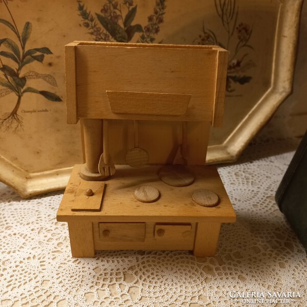 Wooden baby stove