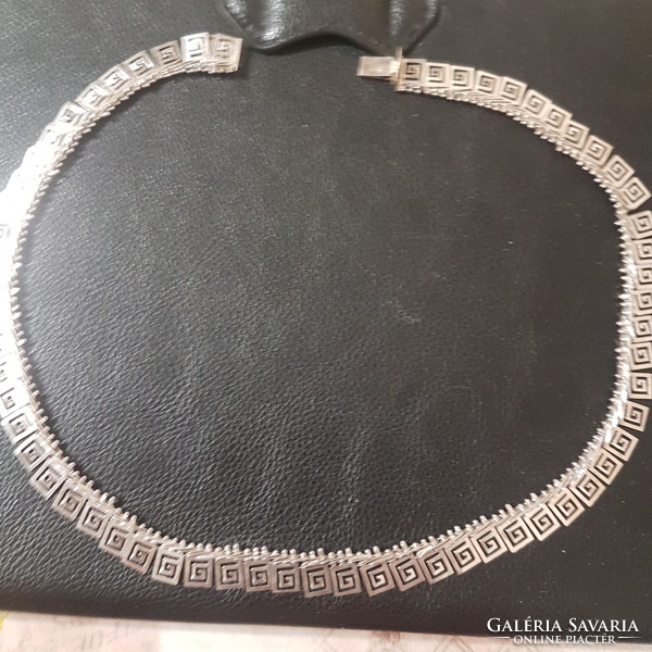 Silver necklace, 45 cm. 18 Gr.