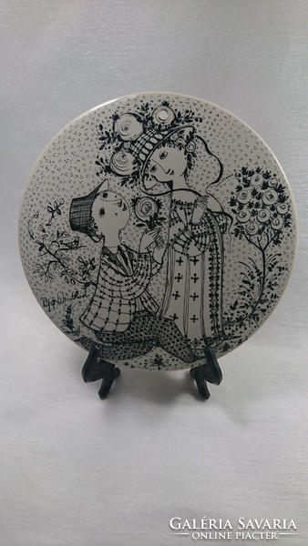 Rosenthal Június Bild Wandbild studio-linie Germany porcelán falidísz