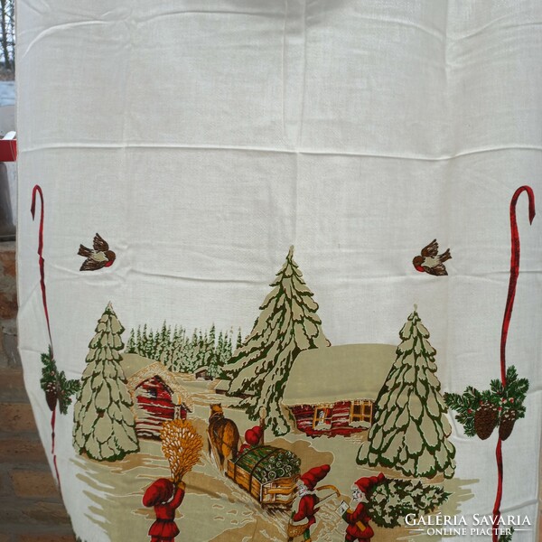 Christmas ready-made curtain