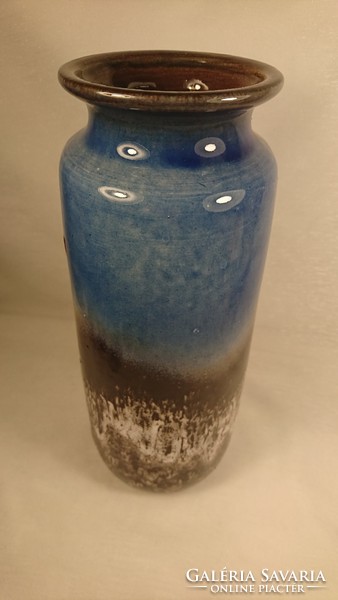 West German scheurich glazed ceramic vase, circa 1960-70