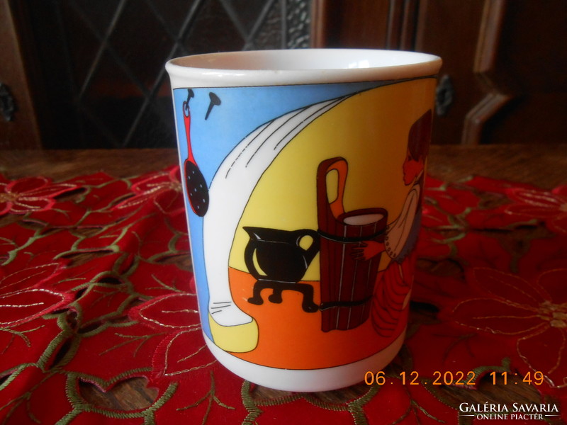 Zsolnay fairy tale pattern, children's mug ii