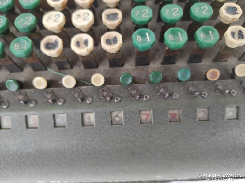 Antik számológép pénztár gép kassza cassa gyűjtemény számoló gép pénztárgép 840 6309