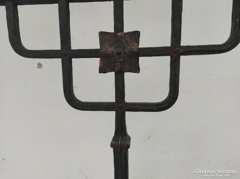 Antique floor lamp wrought iron iron 7 branches Christian church candle holder lamp 801 6263