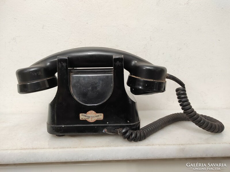 Antik telefon asztali tárcsás telefon 1930-as évek 338 6216