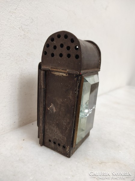 Antique railway bacter oil petroleum lamp with broken glass 418 6214