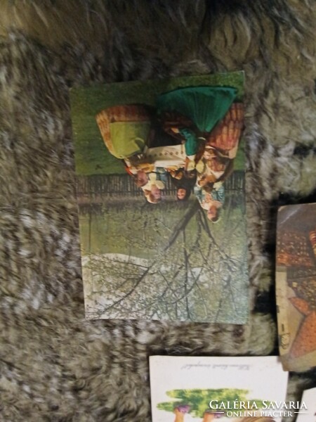 6 db régi Húsvéti képeslap az 1960-as évekből