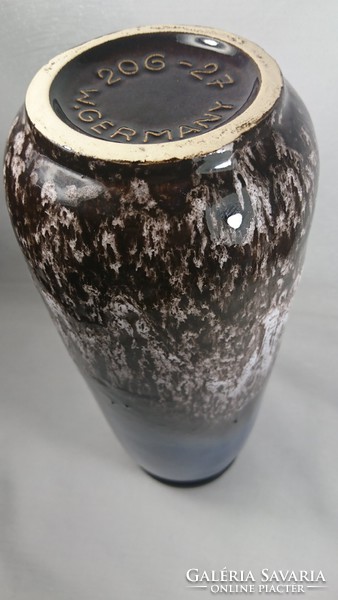 West German scheurich glazed ceramic vase, circa 1960-70