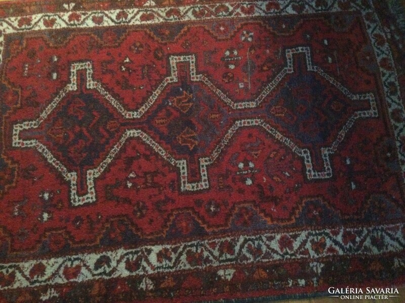 Antik kézi iráni gyapjú szőnyeg