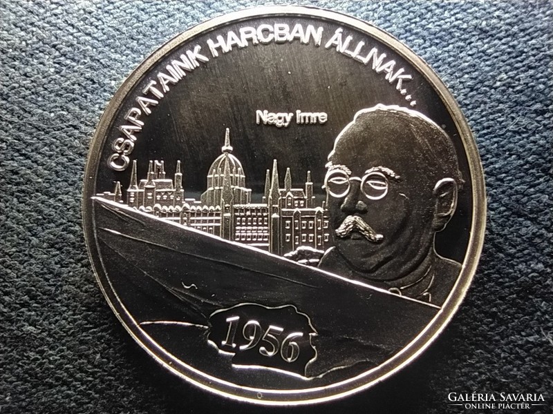 Nemzetünk nagyjai Nagy Imre .999 ezüst PP (id69700)