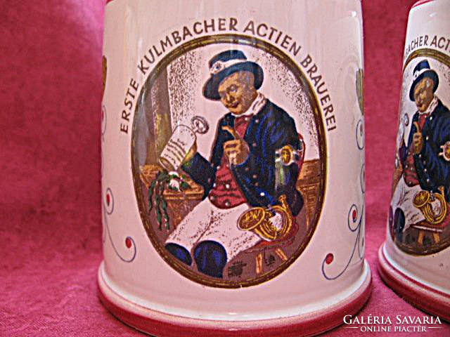 Retro eku kulmbacher beer mug
