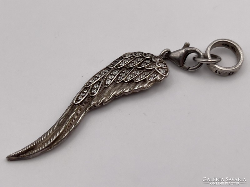 Original thomas sabo silver angel wing pendant, large
