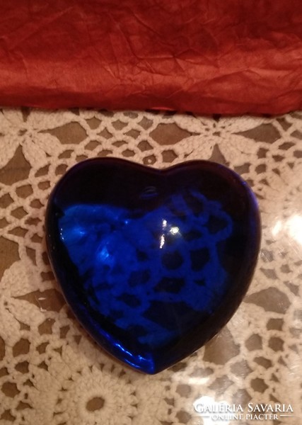 Heart glass blue, contento brand, also a decorative accessory, recommend!