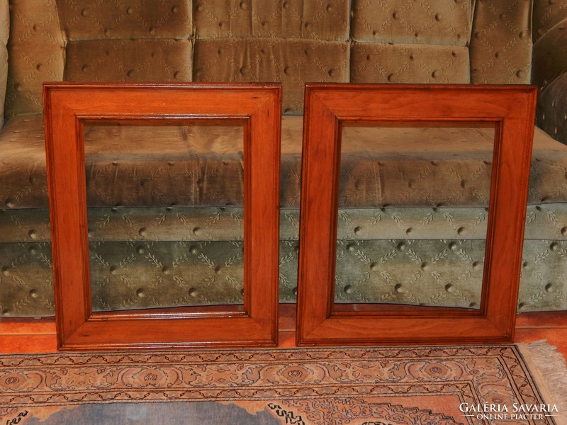 2 beautiful and excellent old polished frames for a 50x40cm picture, 50 x 40 40x50 40 x 50