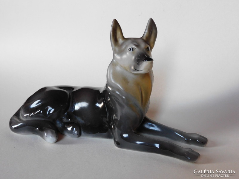 Hollóháza hand painted German shepherd dog