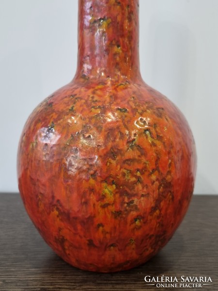 Hódmezővásárhely ceramic floor vase-39 cm