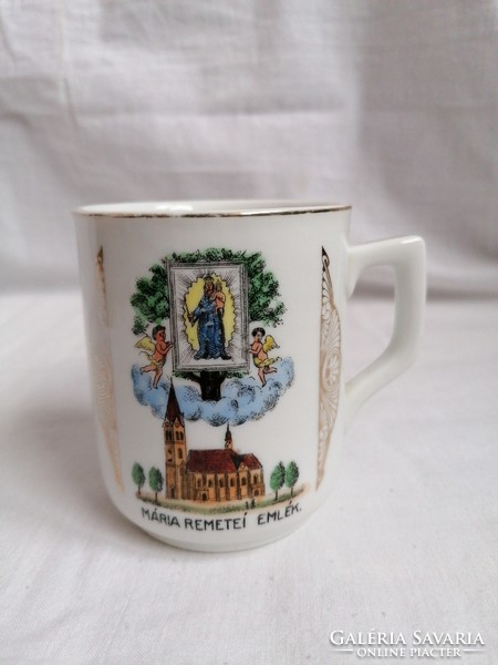 Zsolnay Mariamemetei memorial mug