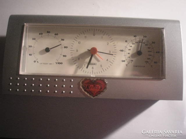 N-22 thermometer + barometer + quatrz clock + tabletop rarity working together in one structure for sale