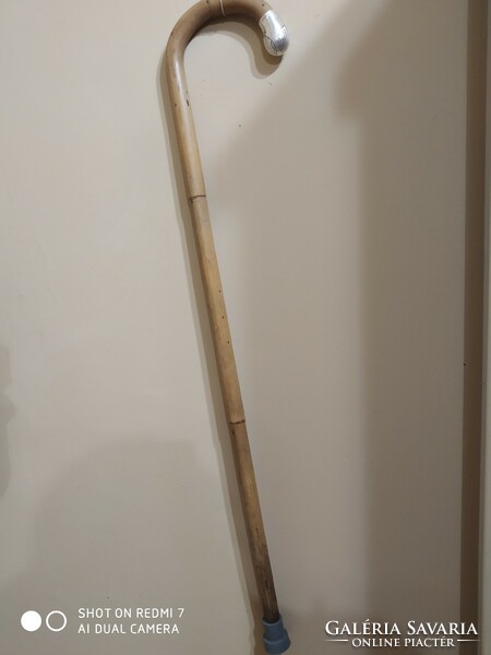 Silver (800) cane walking stick with handle