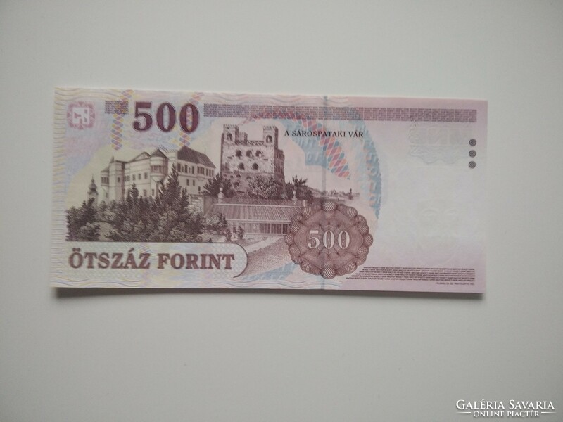 UNC 500 forint 2001 EC, ritka betűjel