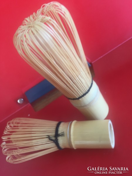 Chasen matcha tea frothing bamboo cotton tea blender brush