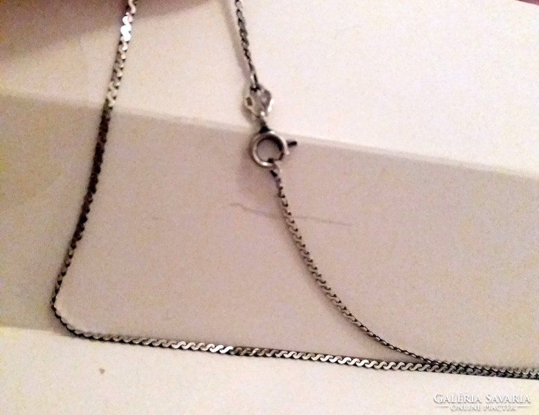 Silver necklace (3) 40cm