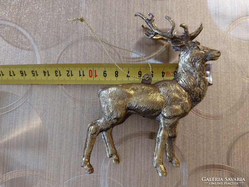 Modern Christmas tree decoration plastic golden deer