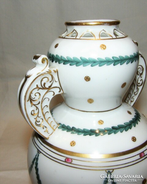 Beautiful antique xix. Porcelain vase of St. Sevres