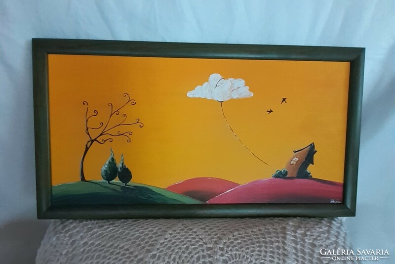 "Nappali álom" Vajda Alíz festmény