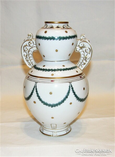 Gyönyörű Antik XIX. sz. Sevres Porcelán váza