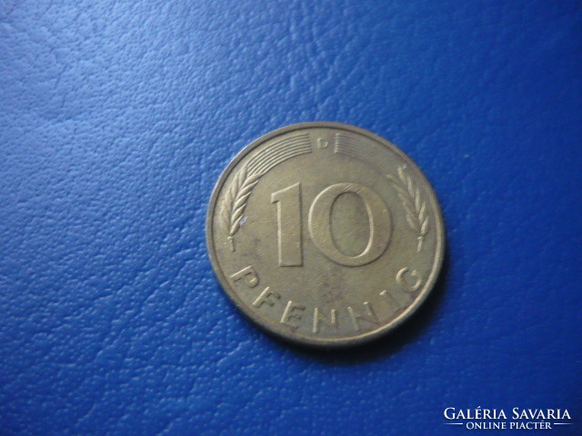 NÉMETORSZÁG 10 PFENNIG 1991 D