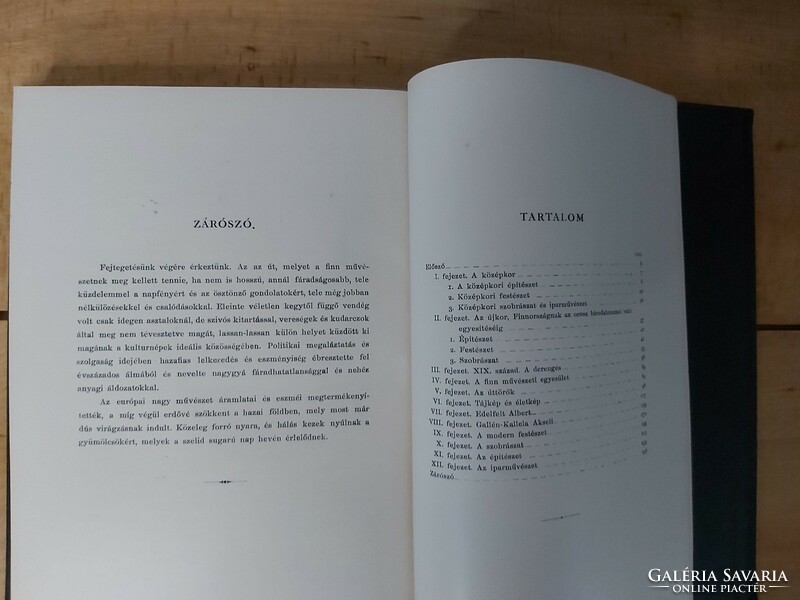 Ritka finnugor nyelvészeti könyvek és antik finn művészeti könyv