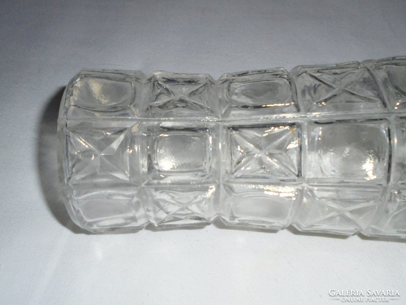 Retro glass vase - 18 cm high - from the 1970s